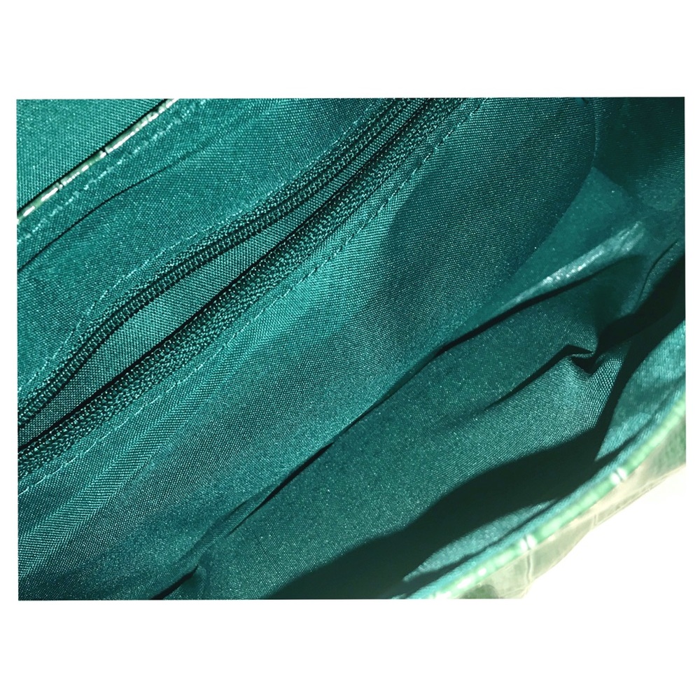 George Green Snake Print Handbag 👜 - Picture 3 of 7